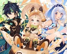 1枚絵、SDイラストなど制作します かわいい系の少年少女のイラストが描けます！ イメージ6