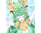 １枚絵制作いたします キャラクターイラストの一枚絵を描きます！ イメージ3