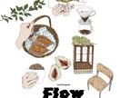 お店に使用できるイラストを書きます お店でステッカーやショップカードを作りたい方へ イメージ3
