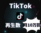 TikTokの視聴回数10万回まで伸ばします 月1500万回再生突破!TikTokを伸ばすノウハウ イメージ1