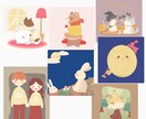 アイコンやイラストの制作承ります ほんわか可愛いイラストを提供いたします⭐︎ イメージ5