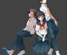 ご希望のイラスト作成します 安く早く丁寧に製作させていただきます イメージ4