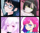 線画が綺麗なSDイラスト描きます 線画と瞳に自信アリ！綺麗なSDイラストをお届け！ イメージ4