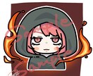 目立つ‼️POPなイラストアイコン描きます カラフルで目を引くPOPでかわいいアイコンです！ イメージ7