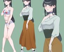 ゲームやTRPG,活動用の全身立ち絵制作いたします イケメン、美女からおじさんまで幅広く描けます！ イメージ8