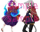 TRPG等のキャラ立絵作成します 個人利用でのキャラクター立ち絵、お描きします イメージ2