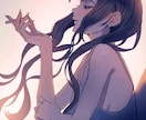 SNS用の繊細なイラストを描きます 一枚絵、立ち絵なども受け付けております！ イメージ4