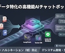 自社特化の高性能AIチャットボットを構築します 嘘をつかないRAG技術。DB連携で賢い自動顧客対応を実現！ イメージ1