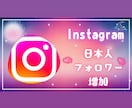Instagramの日本人フォロワー増加します Instagramの日本人フォロワーを100人増加します！ イメージ1