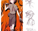 あなたのオリジナルキャラ全身たち絵描きます Trpgや動画などで使える立ち絵を描きます。 イメージ4
