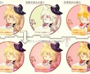 ちびキャラ＋大きな食べ物のイラストをお描きします 商用利用＋高解像度画像込みです イメージ2