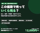 原価計算・利益シミュレーション表を作ります いくら残るかを、その場で出せる表に イメージ1
