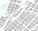地域や街区まで精密で権利も安全な白地図つくります 都市計画業務のスキルを活かして、縮尺調整可能な地図つくります イメージ3