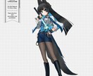 Vtuber/うちの子/TRPG全身立ち絵描きます うちの子デザイン、VTuberキービジュ、TRPG立ち絵に！ イメージ6