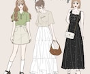 商用OK◎ SNS映えするかわいいアイコン描きます 【美容・配信・ビジネス・SNS用】 イメージ3