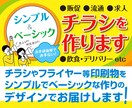 5名様限定プラン！チラシの制作します シンプル&ベーシックでお手頃に作ります！ イメージ1