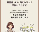上場企業勤務/MBA合格者がES/職歴書添削します 駐在・海外MBA合格経験を活かし日本語・英語職歴書添削します イメージ1