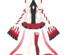 キャラデザ～live2dモデリングまでします 綺麗系or可愛い系が得意です˚✩* イメージ4