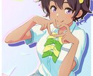アニメスタイルの魅力的なイラスト作成します 背景込みの分かりやすいキャッチーな小説挿絵風イラストも可能！ イメージ5