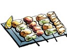 暖かい手書きの料理のイラストを描きます 居酒屋、個人飲食店のメニュー作りに最適！オリジナル料理の絵 イメージ2