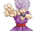 ドラゴンボール風似顔絵イラストお描きします あなただけのキャラクター作成します イメージ1