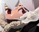 線画なしイラスト描きます SNSアイコンや記念イラスト、立ち絵、キャラデザにおすすめ！ イメージ2