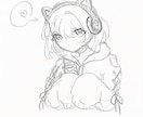 ラフだからこそ可愛い！イラスト制作します らくがき以上、本気未満。かわいいをぎゅっと。 イメージ2