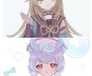 厚塗りで可愛くて雰囲気のあるイラストを制作します SNSアイコン一枚絵MV歌ってみた等様々な用途をお任せ下さい イメージ2