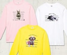 ペット（動物）写真で長袖Ｔシャツをお作りします 〜大切なお子さんをかわいくデザインします♡ イメージ6