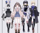 キャラクター立ち絵制作いたします 商用利用料込み、表情差分のおまけ1種付き！ イメージ2