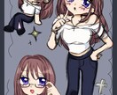 SNSアイコンイラスト描きます その他も可可愛い女の子を描くのが得意です イメージ2