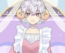 Vtuber風キャラクターパーツ分け済みをかきます Vtuberやゲームキャラのようなテイストのイラストや立ち絵 イメージ1