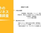 海外ビジネス市場調査や競合他社の分析を行います 海外でのビジネス発展の為の市場調査の分析 イメージ2