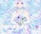 一枚絵のイラスト描きます かわいいから清楚まで、ご希望のイラストを制作します！ イメージ2