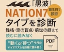NATION7で金波・黒波で未来の流れを占います 未来の流れを掴むためのNATION7特別鑑定です イメージ4