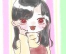 SNS用のアイコンをゆる可愛く描きます ちょっぴり丸い絵柄で描くアイコン用イラスト♪ イメージ3