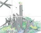建築系鉛筆画を提供致致します 古風な建築系イラスト提供致します。 イメージ4