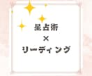 星占術×リーディングでの鑑定をします 前を向いて歩けるように光を届けます イメージ1