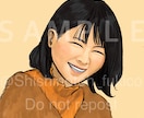 8月31日まで！格安で似顔絵アイコン描きます お写真をリアルタッチで好印象おしゃれな色合いに！ イメージ1