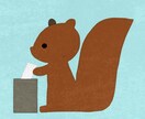超シンプルなゆるいイラスト描きます 動物・食べ物・人物、SNSアイコン・商用利用 イメージ1