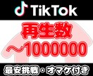 TikTokの再生数60000増えるまで拡散します 超高品質6万増加■ティックトック☆オマケ付き！振り分け可能 イメージ1