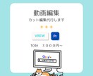 カット編集代行いたします 面倒なカット編集お手伝いさせてください！ イメージ1