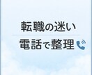 転職するか迷う方の思考を整理します 今の仕事を続けるか、本音を一緒に整理 イメージ1