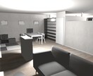 インテリアの簡易シミュレーションします 3D図面による家具の簡易シミュレーションです。 イメージ3
