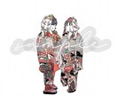 可愛い線画イラスト描きます 家族のお写真や恋人とのお写真をイラストにしませんか？ イメージ4