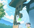 あたたかい世界観のイラストを描きます 一枚絵、サムネイル、MVイラスト、立ち絵など イメージ5