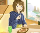 背景込み！一枚絵を作成します お気軽にご要望お聞かせください！ イメージ3