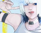 歌ってみたMVや壁紙を描きます 厚塗りやアニメ塗りでのイラスト作成をさせていただきます。 イメージ3