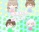 ゆるい・かわいいアイコン用のイラストを制作します SNSのアイコンなどにどうぞ！ イメージ1
