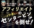 初心者OK★アフィリエイトのセンターピン教えます 無駄を省き、疲弊せず、戦略的にアフィリエイトをチート化しよう イメージ1